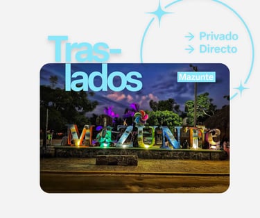 Traslados a mazunte
