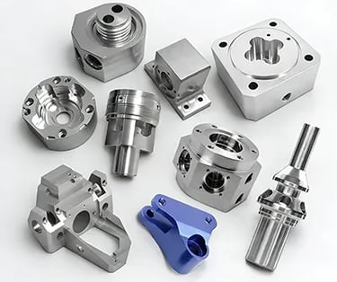 High-precision custom titanium CNC milling and turning parts for aerospace and medical use by RuiPro