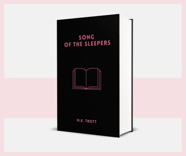 a book cover of a book with a bookmark