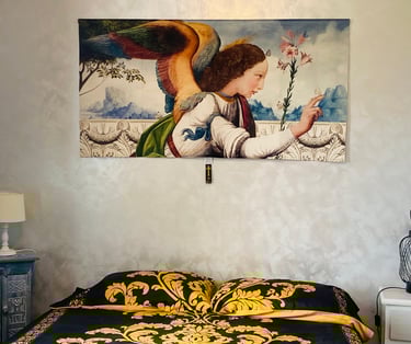 apollon chambre  lit de 140 cm vue piscine