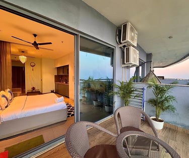 Balcony with Terrace Garden Mulberry Homes Supernova