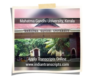 Mahatma Gandhi University Kerala Transcript Online