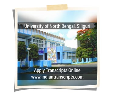 University of North Bengal Transcript Online