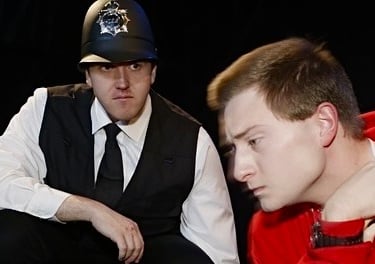 Opening scene with Police Officer and Christopher (Jeff Pfeiffer)