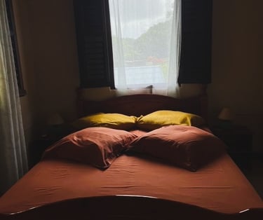 fenettre au dessus de chaque espace de lit