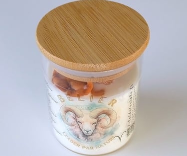 aries zodiac sign candle