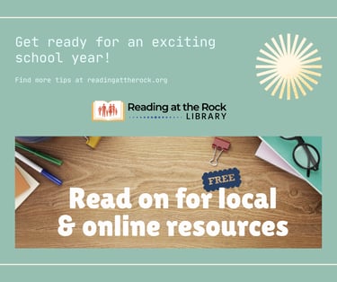 Read on for local & online resources to help you reach your goals this school year!