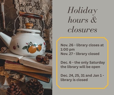 Holiday Hours & Closures