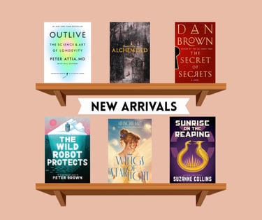 New Books at Reading at the Rock Library