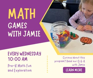 Read our Q & A with Jamie to learn more about this fun, early math program