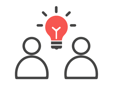 a red light bulb bulb with a light bulb on it icf coaching techsetgo