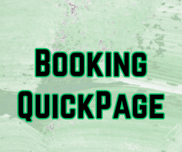 Start Booking QuickPage build