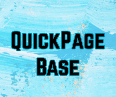Start QuickPage - Base Build