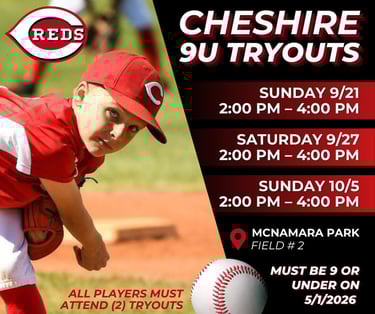 Cheshire Reds tryouts