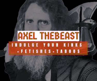 a banner for Axel TheBeast website