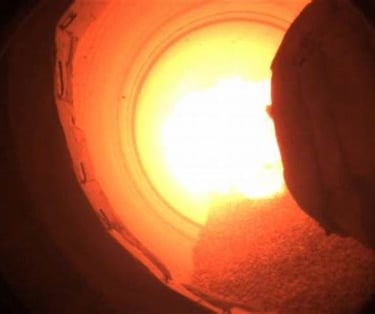 Rotary Kiln Burner Flame