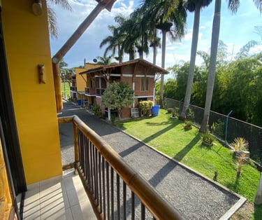 Vista desde el Balcon del Hotel Palmas de Santa Helena Quimbaya Quindío
