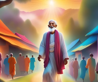 धर्म के मार्ग पर चलने वाले का प्रभाव