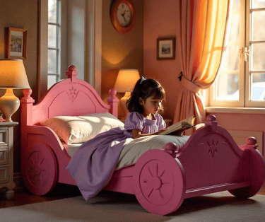 Girls pink coach bed [aid link.