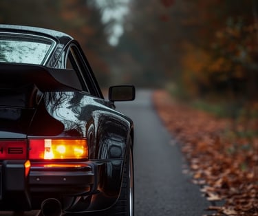 Peter Pickering prefer a comfortable ride. This black Porsche Carrera was bone jarring.
