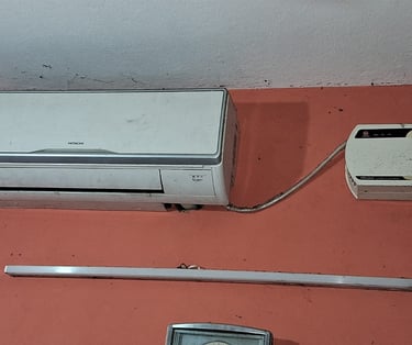 Split AC Rented to a customer