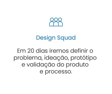 a person standing in front of a white background with the words design squad