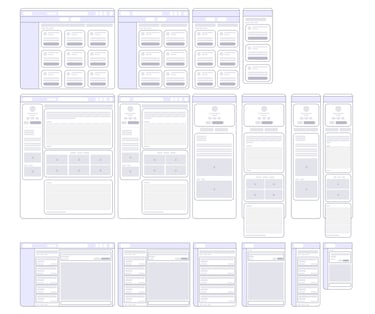 low fidelity mockups