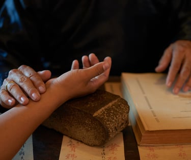 Prise de poules pour séance acupuncture, médecine chinoise, Cabinet Crolles Laillaut Ingrid