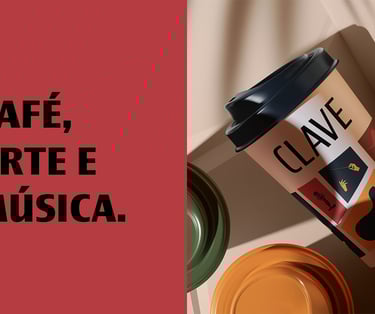 clave cafés @nemachadodesign identidade visual cafeteria