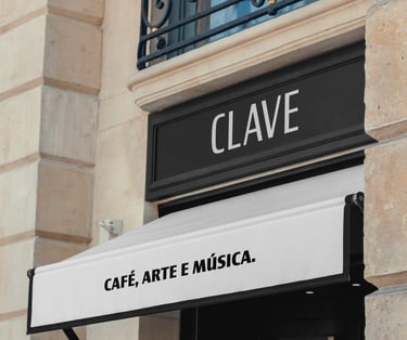 clave cafés @nemachadodesign identidade visual cafeteria