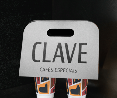 clave cafés @nemachadodesign identidade visual cafeteria