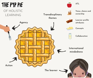 Bespoke infographic about the International Baccalaureate PYP