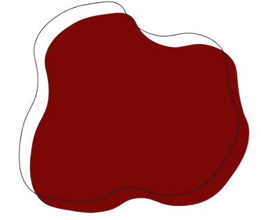 mancha vermelha para decoração