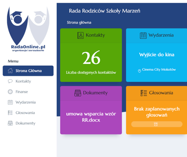 menu boczne