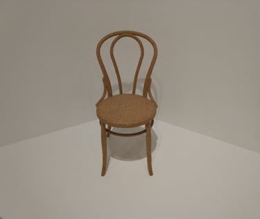 Jiří Kolář: Chair; Sidney and Lois Eskenazi Museum of Art, Bloomington IN, United States; photo: DK.