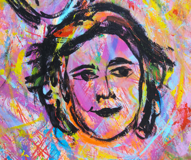 2020 Live Painting Le Madri Costituenti di Carlo Gori per Anpi Novara Filomena Delli Castelli