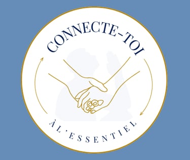 Logo connecte-toi a l'essentiel, Personne qui prie 