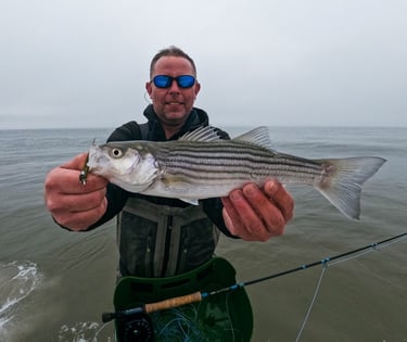 Al with a small striper