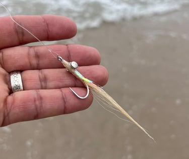 tan clouser minnow fly