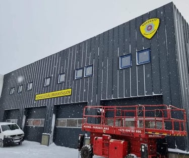 gaisrinė Norvegijoje