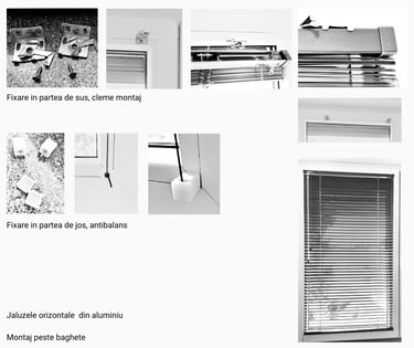 Jaluzele orizontale din aluminiu SEV HOME ASIGURAM MONTAJ IN BUCURESTI