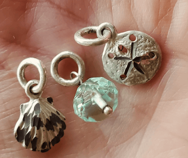 Rosies silver and gem home made charms