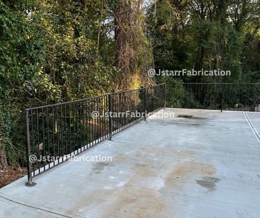 driveway metal fences