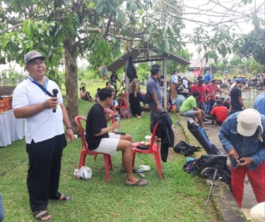 Ketua Panitian, Bapak Nyoman Aloysius MemberikanPengarahan