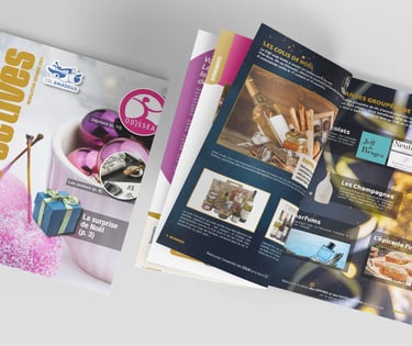 Conception et réalisation du la newsletter pour le CSE d'Amadeus