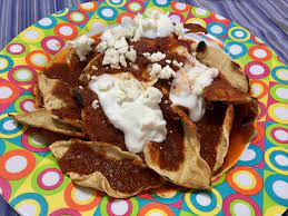 Chilaquiles con mole