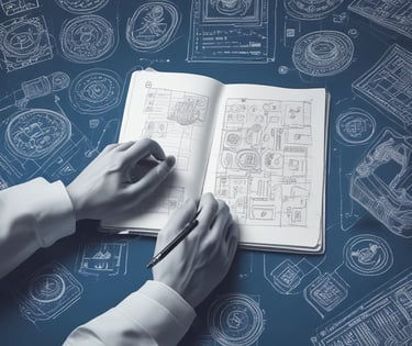 macbook pro beside white and blue plastic cup