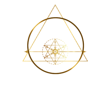 logo de El arte como camino de vida formado por simbolos geométricos mágicos artisticos y holisticos