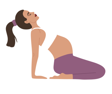 une femme enceinte faisant des exercices de yoga