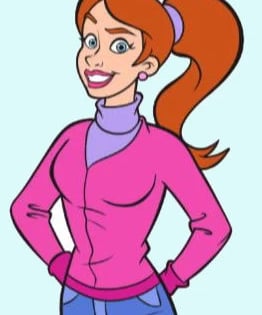 a cartoon character lookin good